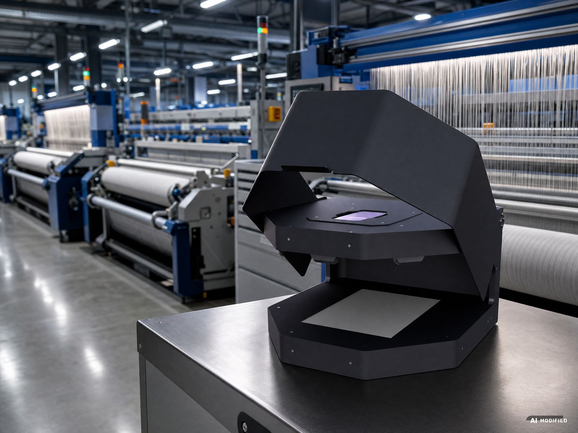 DMIx SamplR Scanner in einer Weberei